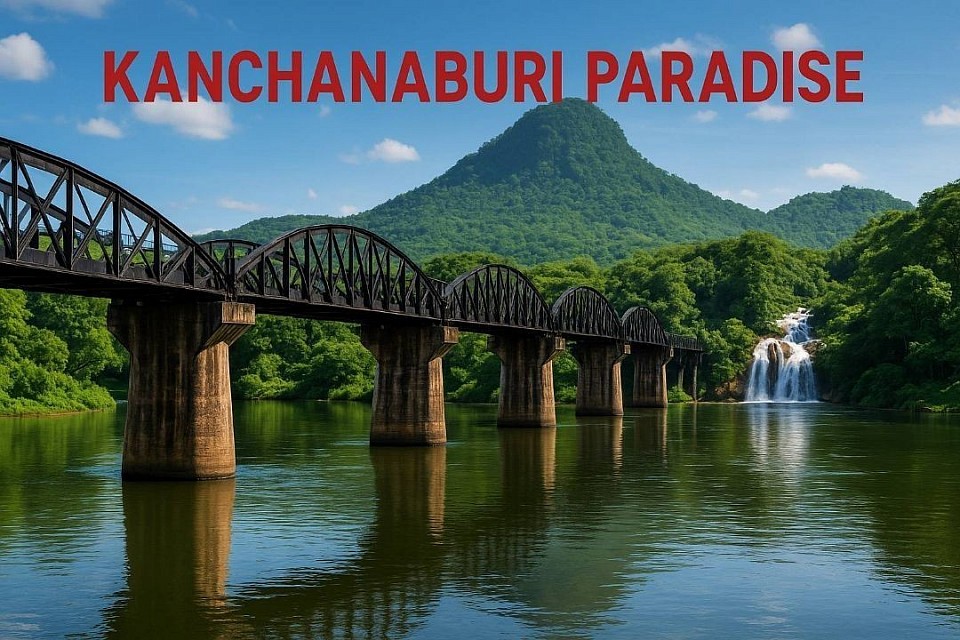 “สะพานรถไฟสายมรณะ แลนด์มาร์กกาญจนบุรีที่ต้องมาเยือน ท่ามกลางความงดงามของแม่น้ำแคว”